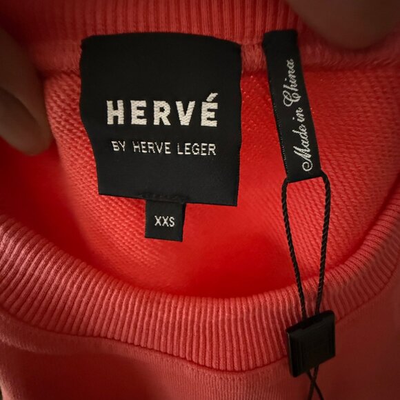 Hervé By Herve Leger Coral Pink Sleeveless Dress XXS - Picture 5 of 6